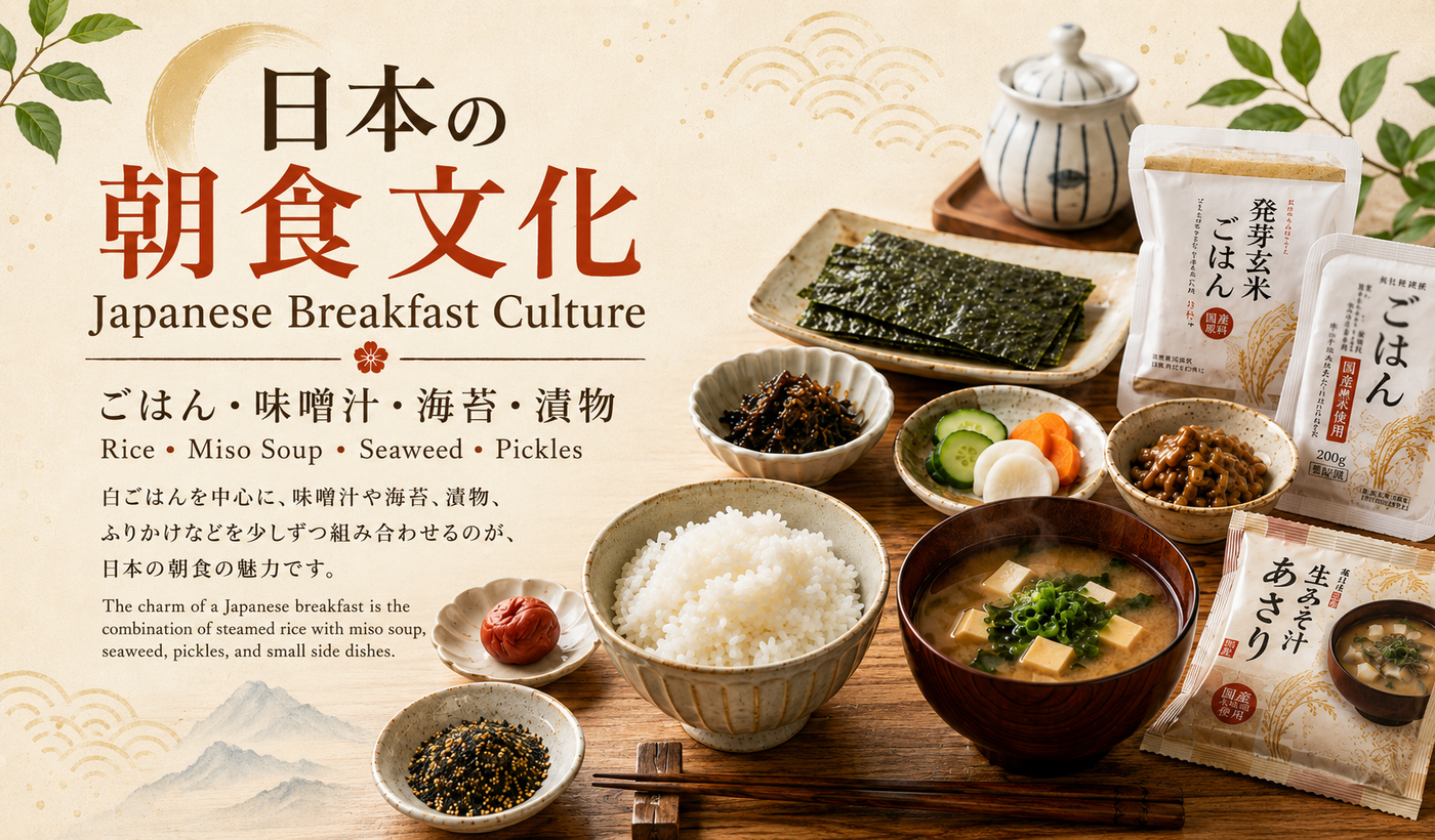 Japanese Breakfast Culture: Rice and Small Side Dishes